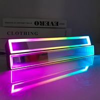 Miroir infini en acrylique de 5 mm pour la décoration publicitaire d'expositions et les sols de danse, miroir transparent, service de découpe sur mesure