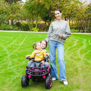 ATV Elettrico per Bambini 12V, Auto da <span class=keywords><strong>Spiaggia</strong></span> a Batteria, Moto Elettrica per Bambini, Auto Giocattolo Elettrica Guidabile per Bambini - Product Image 5