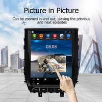 Lecteur multimédia vertical Android 13 Tesla de 12,1 pouces pour Toyota Land Cruiser 2016, CarPlay sans fil, GPS, Android Auto, vidéo automobile