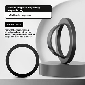 Cincin Jari Silikon Fleksibel Portabel Berkualitas Baik Grosir Magnet N52 Cincin Jari Silikon Magnetik Kuat Penyangga Ponsel - Product Image 6