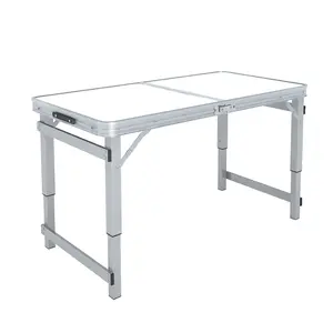 Werksgroßhandel Aluminiumlegierung Klapptisch Outdoor Camping tragbarer Klapptisch einfacher kleiner Tisch und Stühle