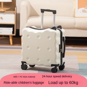 2025 Mới Thời Trang Trẻ Em Va Li 18 Inch Spinner Bánh Xe ABS + PC Mang Theo Hành Lý Với Khóa - Product Image 3