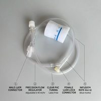 Fournisseur direct d'usine - Kit d'extension vétérinaire flexible - Accessoires de cathéter médical pour animaux