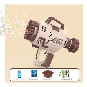 Pistola de Burbujas Eléctrica al por Mayor para Niños, Máquina de Jabón, Mini Pistola de Burbujas Potente con Luz y Baterías, Último Modelo - Product Image 5