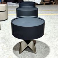 Table de chevet de luxe italienne en bois massif pour mobilier d'hôtel, sur mesure pour les suites Cambria Resort