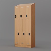 Cartmay Z Door Casiers à serrure numérique en bois Hpl Armoire de rangement de bagages étanche pour l'école