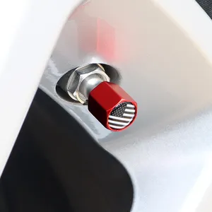 Valve Caps Car Wheel Tires Accessories Stem Cover Auto Styling Aluminum AlloyTyre Rim Stem Covers