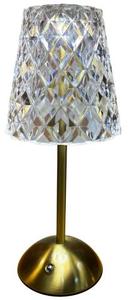 Lámpara de Escritorio Moderna con Pantalla de Cristal y Base de Latón, Luz LED Blanca Cálida de 3500K, Regulable, Alto CRI 80, para Dormitorio - Product Image 2
