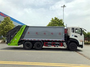Camion compacteur de déchets Dongfeng 6X4 LHD/RHD 20m³ haute capacité, très demandé, pour la collecte de déchets municipaux à grande échelle - Product Image 3