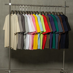 <span class=keywords><strong>Camiseta</strong></span> Básica de Algodón para Verano, Unisex, Cuello Redondo, Estilo Casual, Holgada, Multicolor, Manga Corta, <span class=keywords><strong>Camiseta</strong></span> Básica al por Mayor de Secado Rápido - Product Image 4