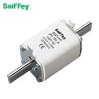 Saiffey PV-H1 160A DC1000V Fusible tubulaire carré avec couteau pour la protection des systèmes photovoltaïques