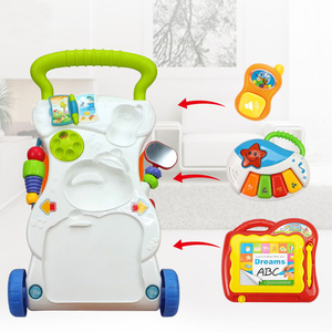 Poussettes pour bébés Walkers 4 en 1 Multifonctionnel Toddler Learning Walking Stroller Activity Center Baby Walker - Product Image 5