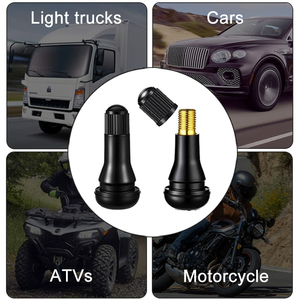Válvula de Neumático de Alta Calidad al Mejor Precio, Válvula Sin Cámara de Caucho Natural TR413 para Automóviles de Pasajeros - Product Image 3