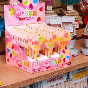 Halal Certified Chinese Factory Großhandel Custom ized Hot Selling 3D Windmühle geformte Lutscher Gummy Candy Kinderspiel zeug - Product Image 2