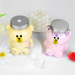 Gấu hình kẹo hộp, dễ thương nhỏ Kẹo hộp rõ ràng nhựa gấu <span class=keywords><strong>container</strong></span> cho vòi hoa sen sinh nhật đảng ủng hộ - Product Image 3