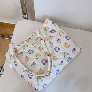 Bolsa de Mano Mini Mediana Personalizada de Alta Calidad, 100% Algodón, con Cierre de Hombro, Bolsa de Compras Reutilizable, Logotipo Personalizado - Product Image 4