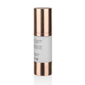 Bouteille fantaisie haut de gamme 30 ml pompe sans air or en plastique doré pour essence de sérum d'huile <span class=keywords><strong>2022</strong></span> - Product Image 1