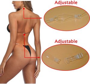 Bikini Personalizzato per Ragazze Giovani con Stampa di Ragazza Nuda Costume da Bagno a Due Pezzi con Perizoma e Servizio OEM - Product Image 6