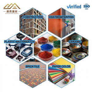 Poudre d'oxyde ferrique Fe2O3 pour la glaçure céramique, la coloration de la porcelaine, la résistance aux hautes températures, colorant inorganique - Product Image 3