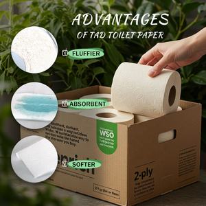 <span class=keywords><strong>Papier</strong></span> <span class=keywords><strong>toilette</strong></span> doux, hautement absorbant, à dissolution rapide, respectueux de l'eau, rouleaux de <span class=keywords><strong>papier</strong></span> hygiénique pour salle de bain - Product Image 3