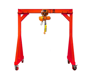 Grúa de pórtico móvil versátil: estructura robusta y fácil movilidad. Ampliamente utilizado en mercados de acero, sitios temporales y talleres de reparación - Product Image 6