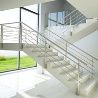 Rampe d'escalier en fer carbone, design classique, garde-corps robuste pour la sécurité à la maison, dans les villas, les hôtels, intérieur et extérieur, antirouille