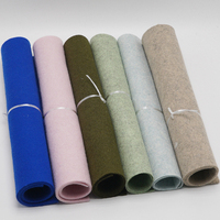 Tissu en feutre de laine industrielle 100% naturelle, mélange de laine (70%) et de polyester (30%), multicolores, tendance