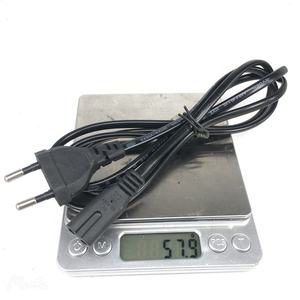 Kabel Daya EU ke C7 Kabel Daya Eropa 2 Pin 4.0mm Steker AC Konektor IEC C8 Kabel Listrik Tipe Suplai 1.5m untuk Pemanas - Product Image 6