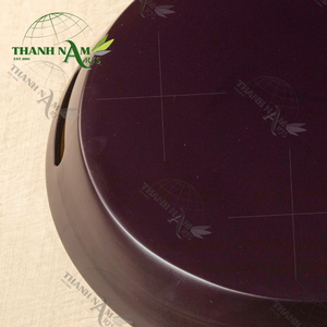 Bandeja de servicio de bambú natural ecológica personalizada OEM con asa decorativa sostenible para mesa de comedor de cocina recién llegado - Product Image 4