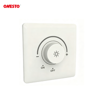 Prises murales et interrupteurs ONESTO S7 Series BG Standard 86x86mm 10A 1 Gang, interrupteurs sonnette