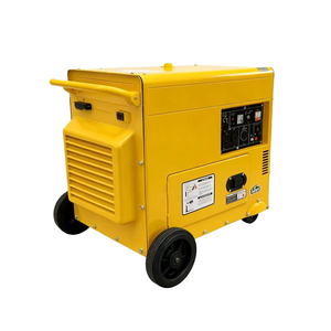 3kVA、5kVA、10kVA 超静音ディーゼル発電機 10kW 発電機 防音カバー付きリモコン、ガソリン発電機セット - Product Image 2