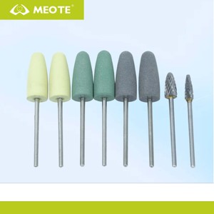 Kit de 8 fresas pulidoras de resina acrílica HP de 2.35mm para pulido dental, herramienta rotatoria para dentista, instrumento de laboratorio dental - Product Image 6