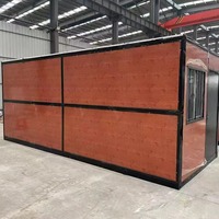 Maison mobile moderne en conteneur, maison préfabriquée modulaire, mini-maison avec toit en kit, maison préfabriquée, villa de luxe