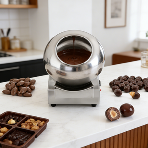 Machine à enrober les chocolats pralinés, enrobeuse de pralines pour le recouvrement de chocolats fourrés et de confiseries - Product Image 1