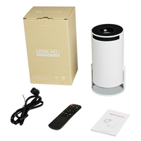 Projecteur intelligent Android 11 4K Full HD pour cinéma maison, vente en gros d'usine, mini projecteur portable avec mise au point manuelle, haut-parleurs intégrés, stéréo HIFI