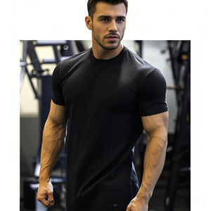 Camiseta de Verano Personalizada de Algodón para Hombre, Cuello Redondo, Estampado Formal, Transpirable, de Secado Rápido, Talla Grande - Product Image 5