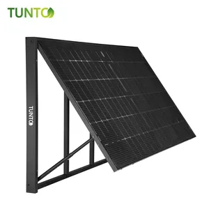 Tutto nero pannello solare 400W 415W 600W per appartamento balcone con kit di montaggio balcone risparmio energetico solare
