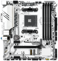 Carte mère JGINYUE B450M DDR4 M-ATX pour ordinateur de bureau, compatible avec les processeurs des séries AM4 1000, 2000, 3000, 4000, 5000