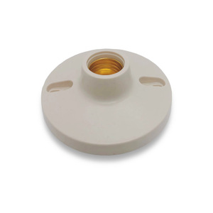 Chất lượng cao công nghiệp phổ vít bóng đèn ổ cắm các loại hình tròn màu trắng Bakelite ánh sáng Trần E27 E14 giữ đèn - Product Image 4