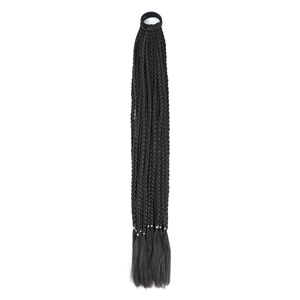Hot Girl <span class=keywords><strong>Afro</strong></span> Long Dreadlocks Peluca resistente al calor de tres hebras <span class=keywords><strong>Trenzas</strong></span> coloridas Opciones de un solo color Coletas de alta temperatura - Product Image 1