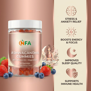 Gomitas de Ashwagandha OEM ODM con Vitamina D+ Magnesio, Adaptógenos Naturales para el Equilibrio Diario, 90 Gomitas, Sabor a Bayas Mixtas - Product Image 5