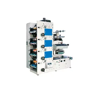 Fully Automatic 4 Colour Adhesive Paper/Label Flexographical Printing machine