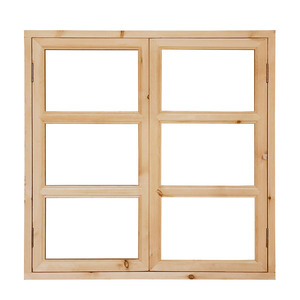 <span class=keywords><strong>Finestra</strong></span> ad Arco in Pino Naturale Massiccio, <span class=keywords><strong>Finestra</strong></span> a Doppio Battente con 6 Griglie, Dimensioni Personalizzabili - Product Image 6