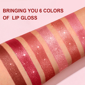 Bán Buôn Handiyan Son Môi 6 Màu Không Chuyển Son Môi Logo Không Thấm Nước Pearlescent Matte Son Môi Nhãn Hiệu Riêng - Product Image 3