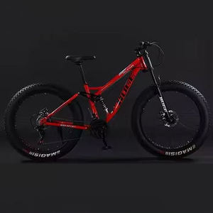 Bicicleta de Montaña de 21 Velocidades con Doble Amortiguación, Neumáticos Anchos y Suspensión Trasera para Descenso y Ciclismo Todoterreno Extremo - Product Image 6