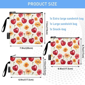 <b>Hot</b> Sale Customs Waterproof Leakproof Freezer <b>Bag</b> Sets Pouch Food Storage <b>Bag</b> Reusable Food Storage <b>Bag</b> for Sale - Product Image 2