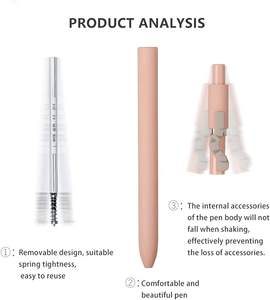 ปากกาเจลน่ารัก 0.5 มม. ปากกาเจลนักเรียน แห้งเร็ว หัวกด หมึกเจลสีดำ เหมาะสำหรับเครื่องเขียน อุปกรณ์การเรียน - Product Image 3