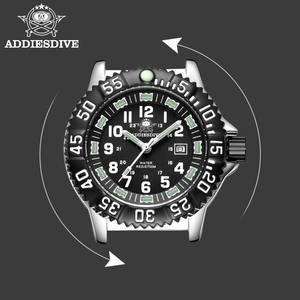 <span class=keywords><strong>Montre</strong></span>-<span class=keywords><strong>bracelet</strong></span> ADDIESDIVE 050s en acier inoxydable, de luxe, étanche, lumineuse, avec date, pour <span class=keywords><strong>homme</strong></span>, acceptant les commandes ODM et OEM, mouvement à quartz. - Product Image 4
