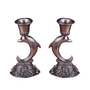 Bougeoir classique antique, grand luxueux, support de bougie de table, vente en gros - Product Image 1