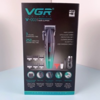 Vgr V-003 9000rpm Metal Salon Barber Clippers Rechargeable Professional Tondeuse à cheveux pour hommes